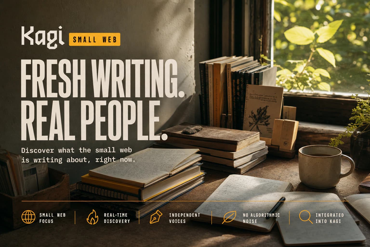 Kagi Small Web independent writing
