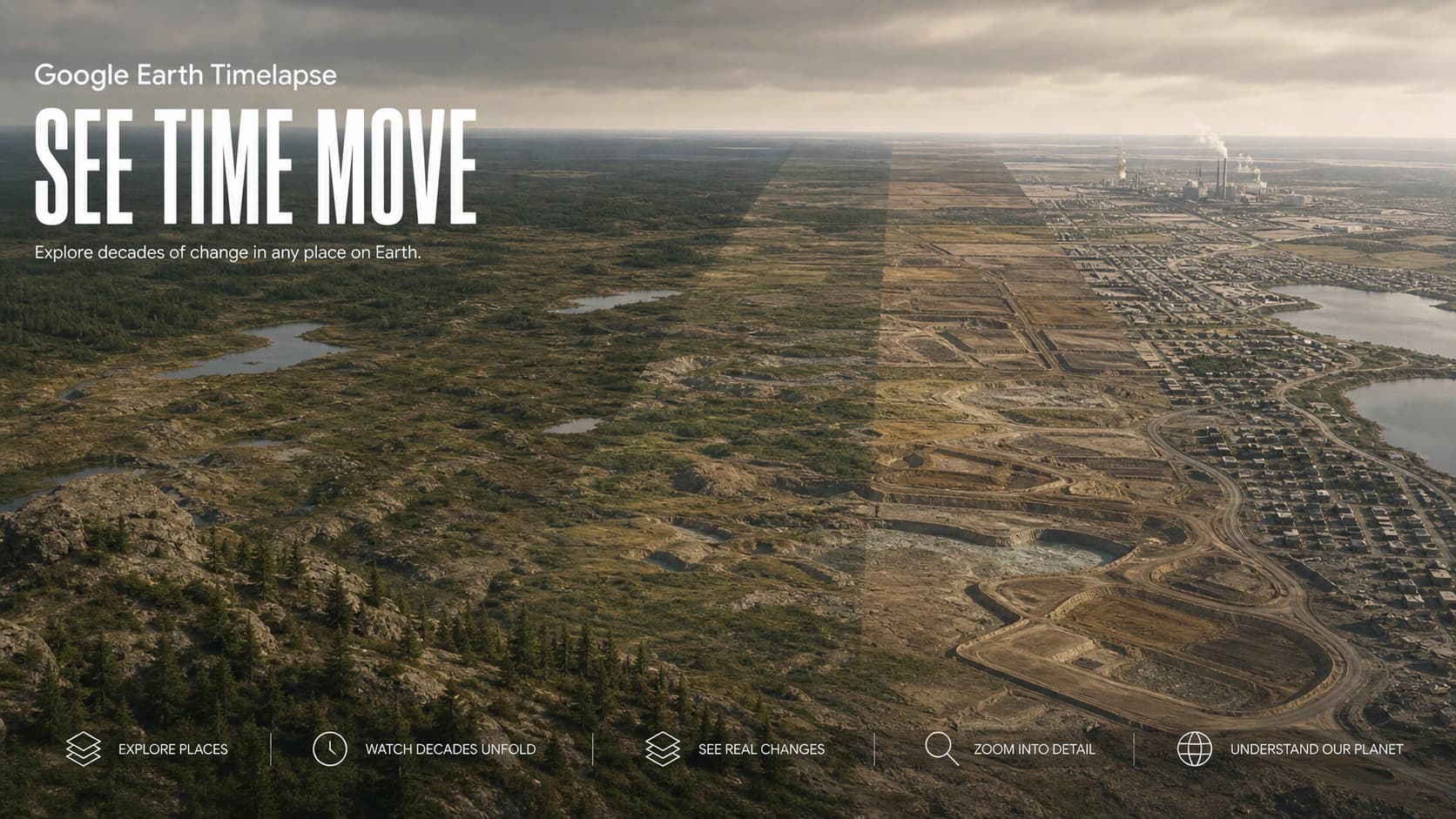 Google Earth Timelapse product hero