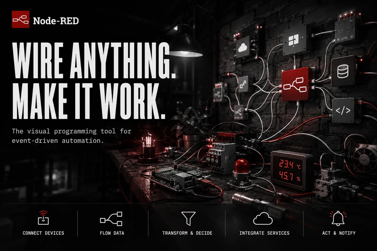 Node-RED product hero